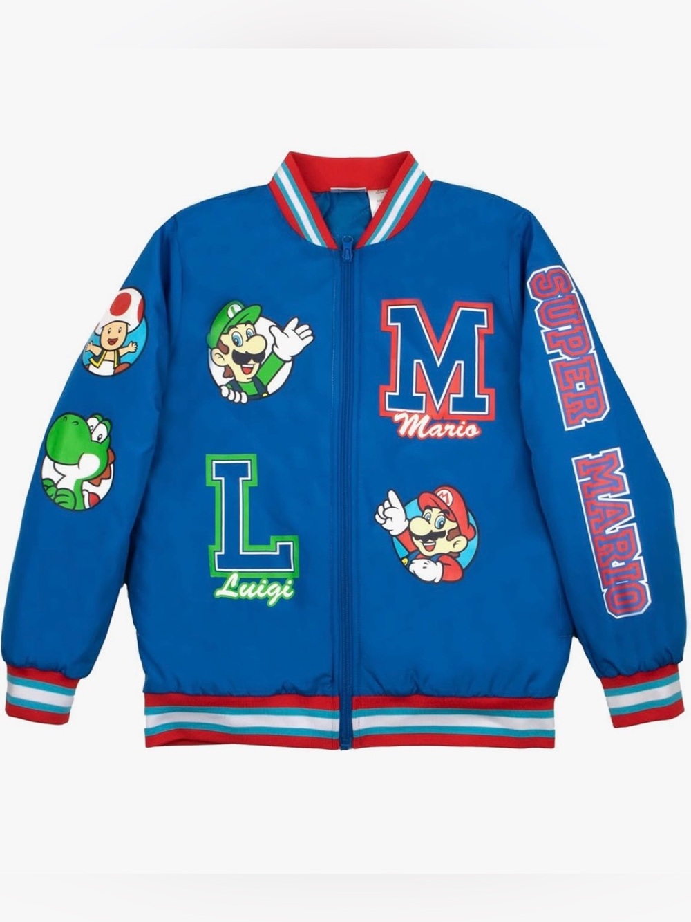 Super Mario bomber jacket size 5/6